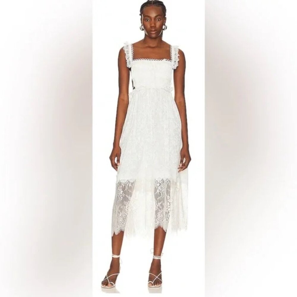 For Love & Lemons Deane Midi Dress